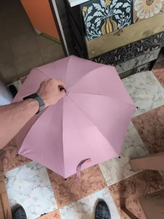 Sombrilla para carrito de bebé Rosa