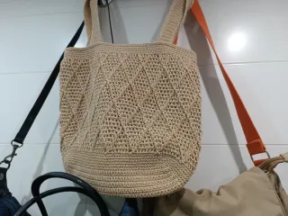 Lote 3 bolsos: 1 acolchado azul nuevo