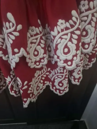 Refajo Huertana Volantes Rojo y Blanco