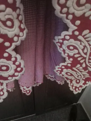 Refajo Huertana Volantes Rojo y Blanco