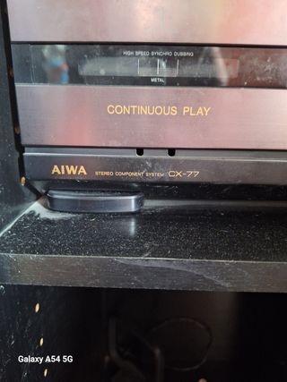 Cadena AIWA Vintage Tocadiscos Vinilos con altavoc