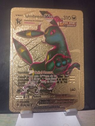 Carta Pokémon Umbreon VMAX Dorada
