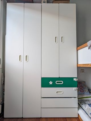 2x Armarios roperos IKEA altura 180 cm