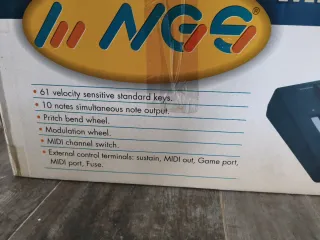 Controlador Teclado MIDI NGS
