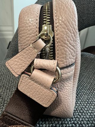 Bolso TOUS piel baldolera S. LEISSA rosa claro