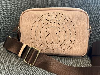 Bolso TOUS piel baldolera S. LEISSA rosa claro