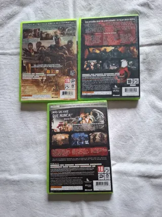 Xbox 360 Juegos Gears of War 1, 2 y 3