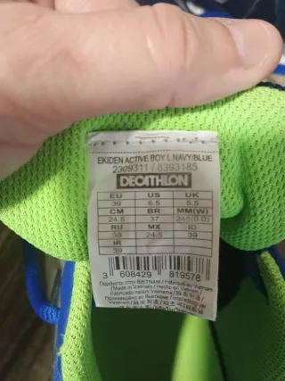 Zapatillas Kalenji Azul y Verde