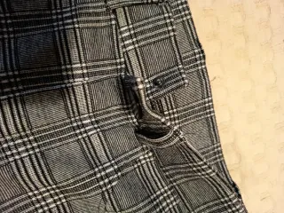 Leggings cuadros grises y blancos