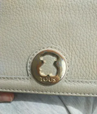 Monedero Tous Beige y Dorado