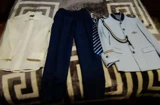 Traje de Comunión Niño Almirante Azul claro