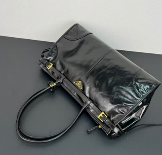 Bolso Prada Soft Lux Negro Piel Charol