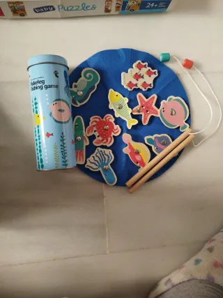 Juego de pesca magnético infantil