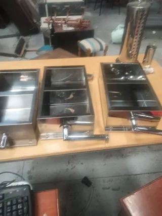 Cajones/Expositores Acero Inoxidable