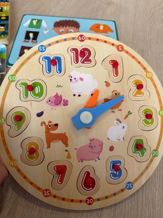 Lote Puzzles Madera Bebé