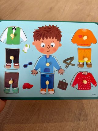 Lote Puzzles Madera Bebé