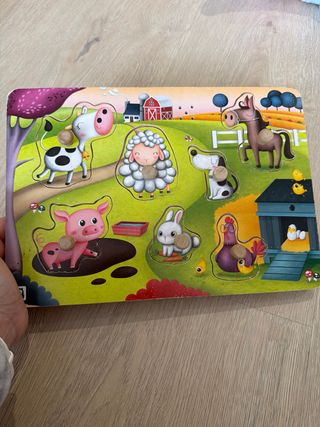 Lote Puzzles Madera Bebé