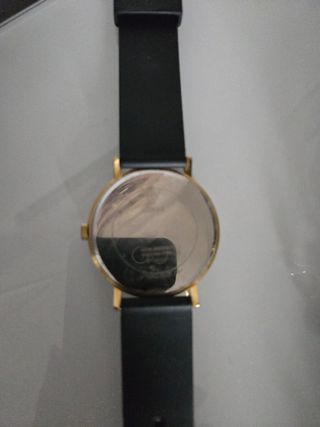 Reloj Guess Negro Dorado Original