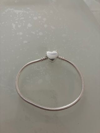 Bracciale Pandora Cuore Argento Tg.18
