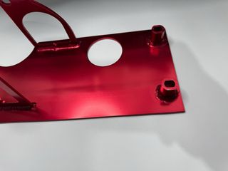 Cubrecarter Aluminio Rojo Pit Bike 110cc 125cc