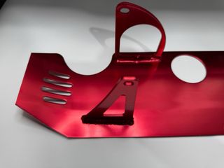 Cubrecarter Aluminio Rojo Pit Bike 110cc 125cc