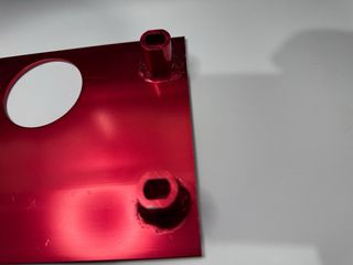 Cubrecarter Aluminio Rojo Pit Bike 110cc 125cc