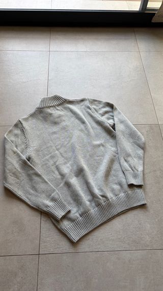 Jersey Polo Ralph Lauren Gris Cremallera