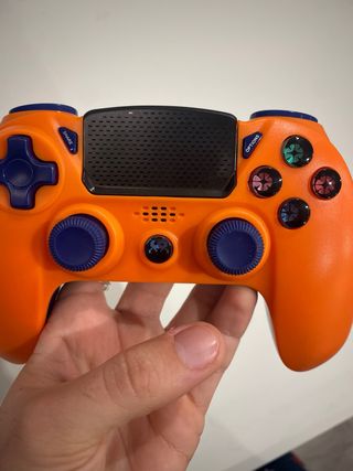 Mando Inalámbrico Naranja para PS4