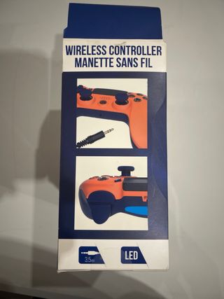 Mando Inalámbrico Naranja para PS4