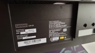 Monitor Lenovo C24 25 Negro con soporte ajustable