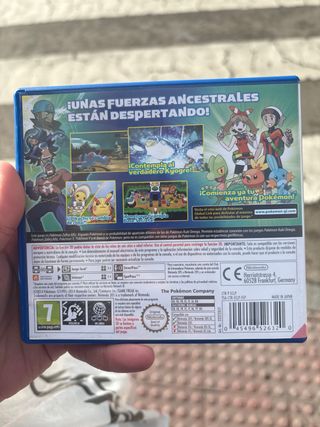 Caja Pokémon Zafiro Alfa Nintendo 3DS