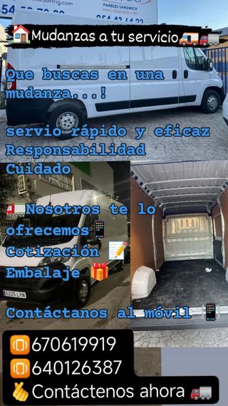 Alquiler de furgoneta 35€ la hora con conductor