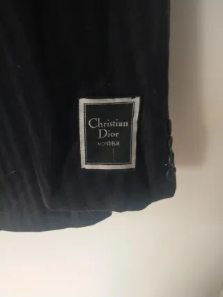 Americana Christian Dior Gris Rayas