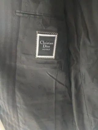 Americana Christian Dior Gris Rayas