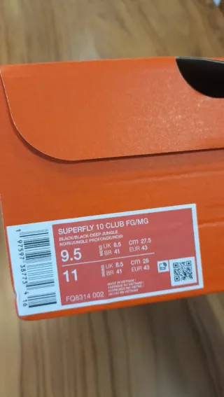 Zapatillas Nike Superfly Club T43 A ESTRENAR