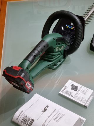 Corta setos Parkside 20V + Batería + Cargador