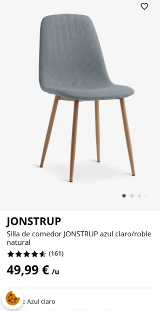 4 sillas Sklum sin uso