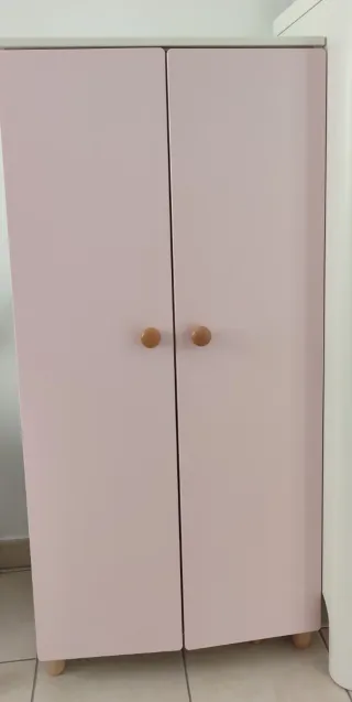 Armario Blanco/Rosa Claro IKEA