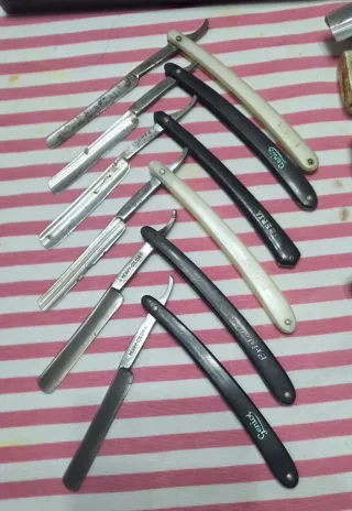 Colección barbería: navajas, estuches y tarifa