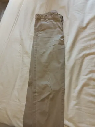 Pantalones chinos beige talla 14