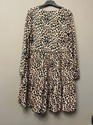 Vestido Leopardo Vaporoso T. L