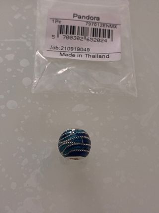 Charm Pandora 797012ENMX onda blu