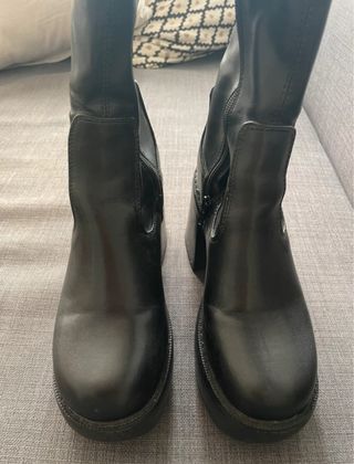 Botines de plataforma negros Ulanka