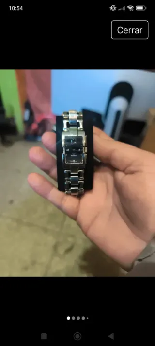 Reloj Sandoz Mujer Negro y Plateado