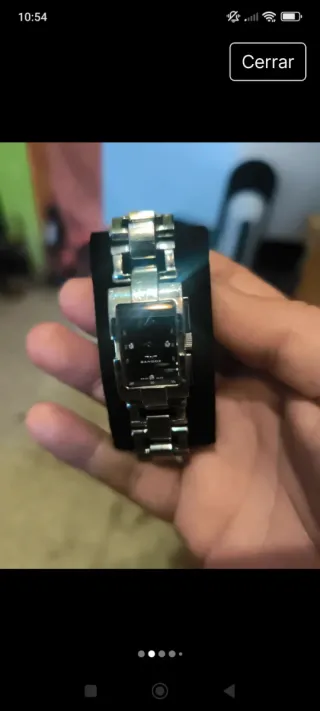 Reloj Sandoz Mujer Negro y Plateado