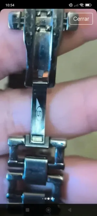 Reloj Sandoz Mujer Negro y Plateado