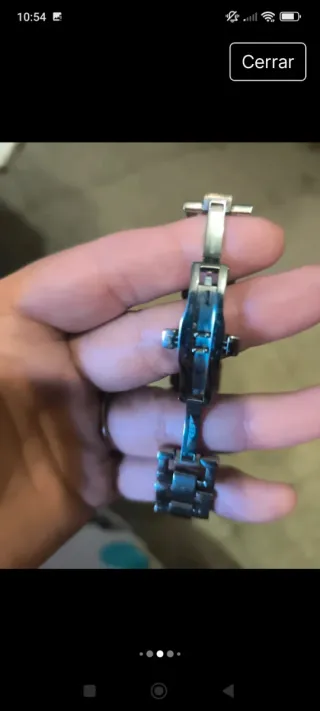 Reloj Sandoz Mujer Negro y Plateado