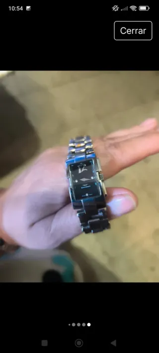 Reloj Sandoz Mujer Negro y Plateado