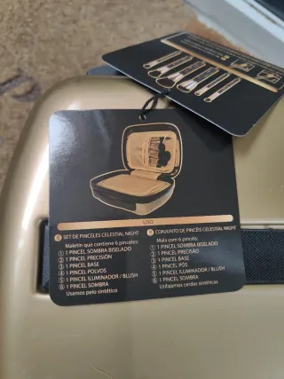 Neceser de brochas para maquillaje