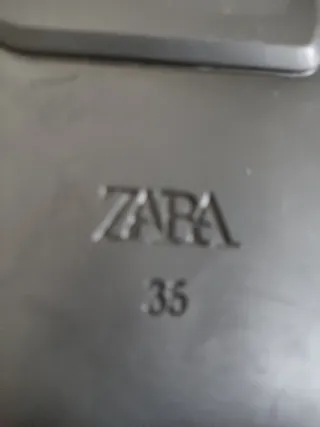 Bailarinas Zara terciopelo negras